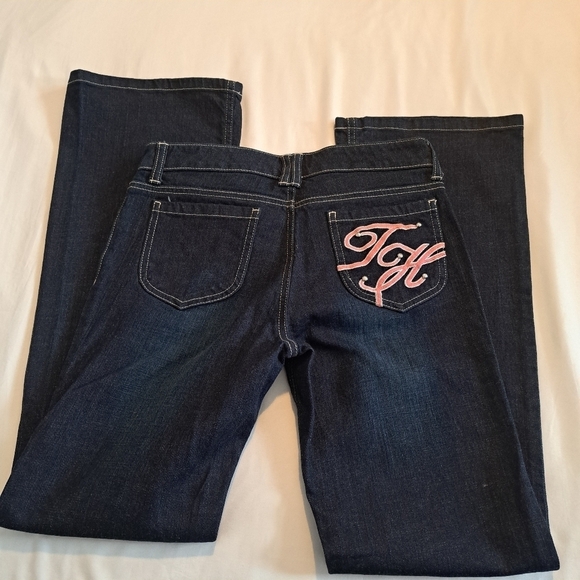 Tommy Hilfiger girls dark wash jeans size 16 - Picture 3 of 7